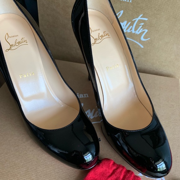 Christian Louboutin Simple Pump 100mm Red Bottomed - Picture 6 of 8